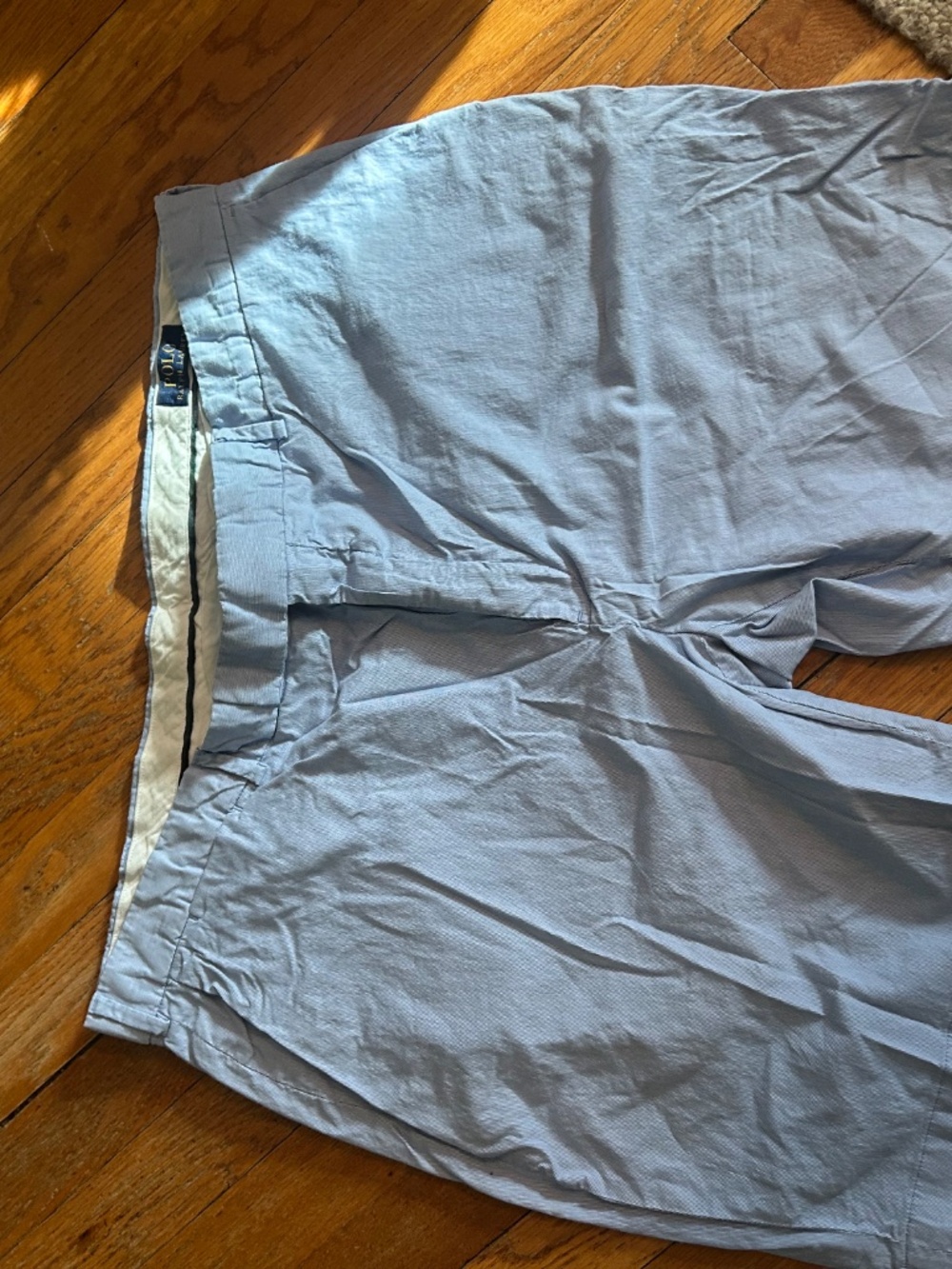 Polo Ralph Lauren Men's Light Blue Striped Shorts Size 42